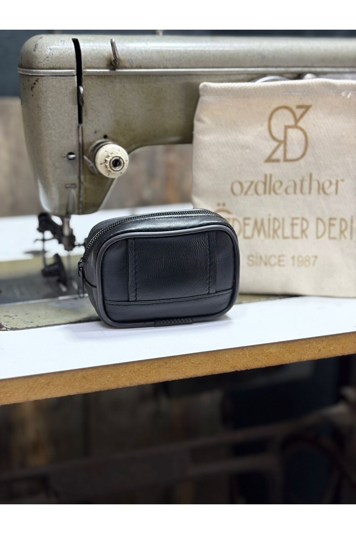 özdemirler deri 2 Gözlü Küçük Deri Kemerlik, Hakiki Deri Kemer Cüzdanı, Bozuk Para Cüzdanı, Kemer Çantası - Görsel 4