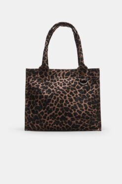 Stradivarius Desenli dokuma shopper çanta