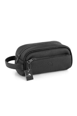 polo air Erkek El Çantası Seyahat Düzenleyici Tıraş Kozmetik Günlük El Çantası Siyah ETN-71-S