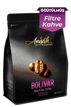 Anisah Coffee Bolivar Daily | Öğütülmüş Filtre Kahve | 500g | Orta Kavrulmuş (MEDİUM ROAST)
