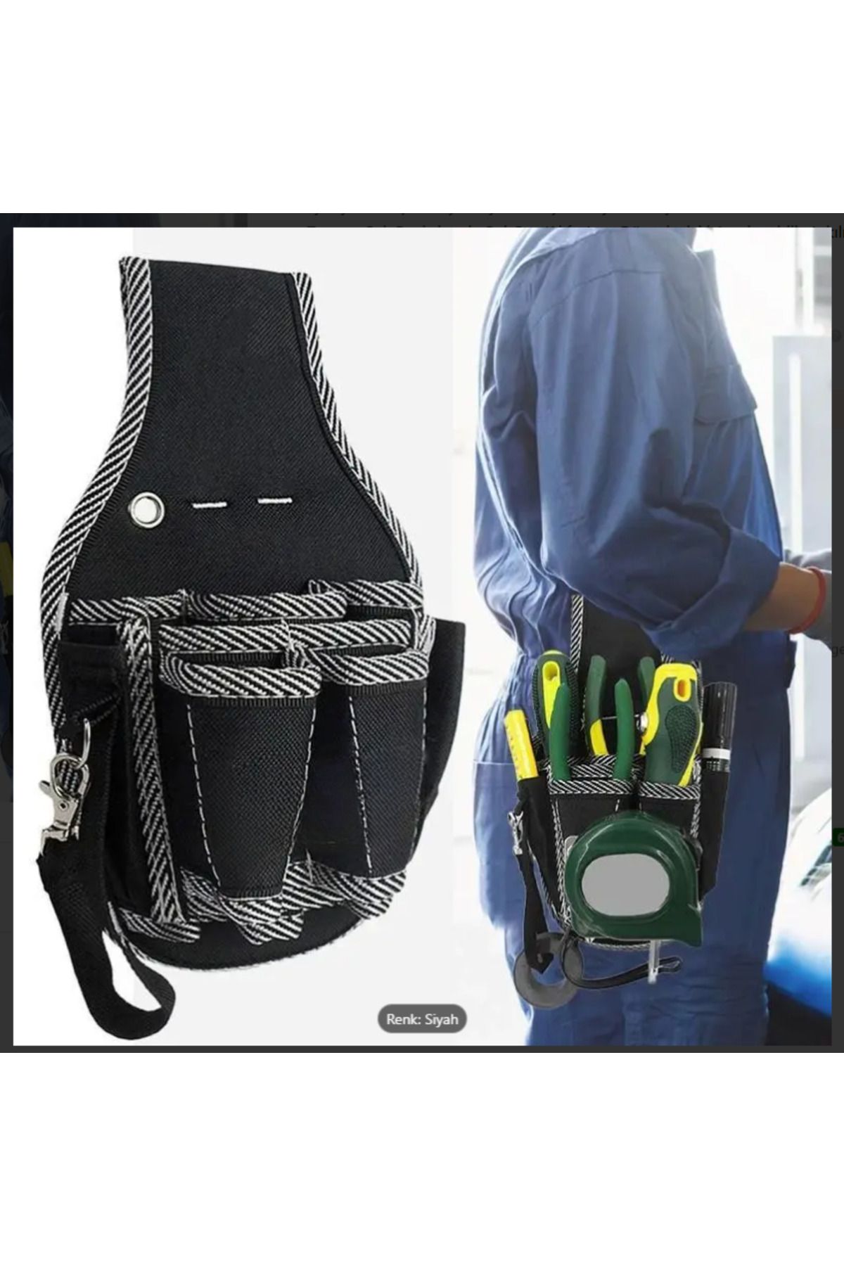 YETİŞENLER Bel çantası Alet çantası Tesisatçı çantası Elektrikçi çantası Bel kısmı ayarlanabilir
