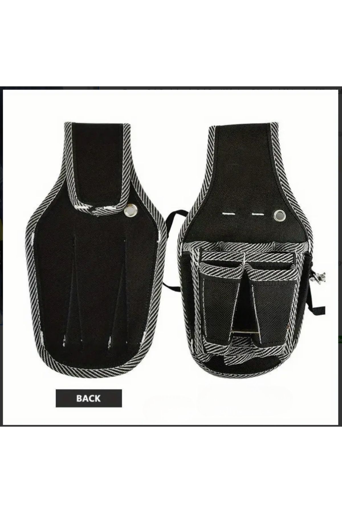 YETİŞENLER Bel çantası Alet çantası Tesisatçı çantası Elektrikçi çantası Bel kısmı ayarlanabilir - Görsel 2