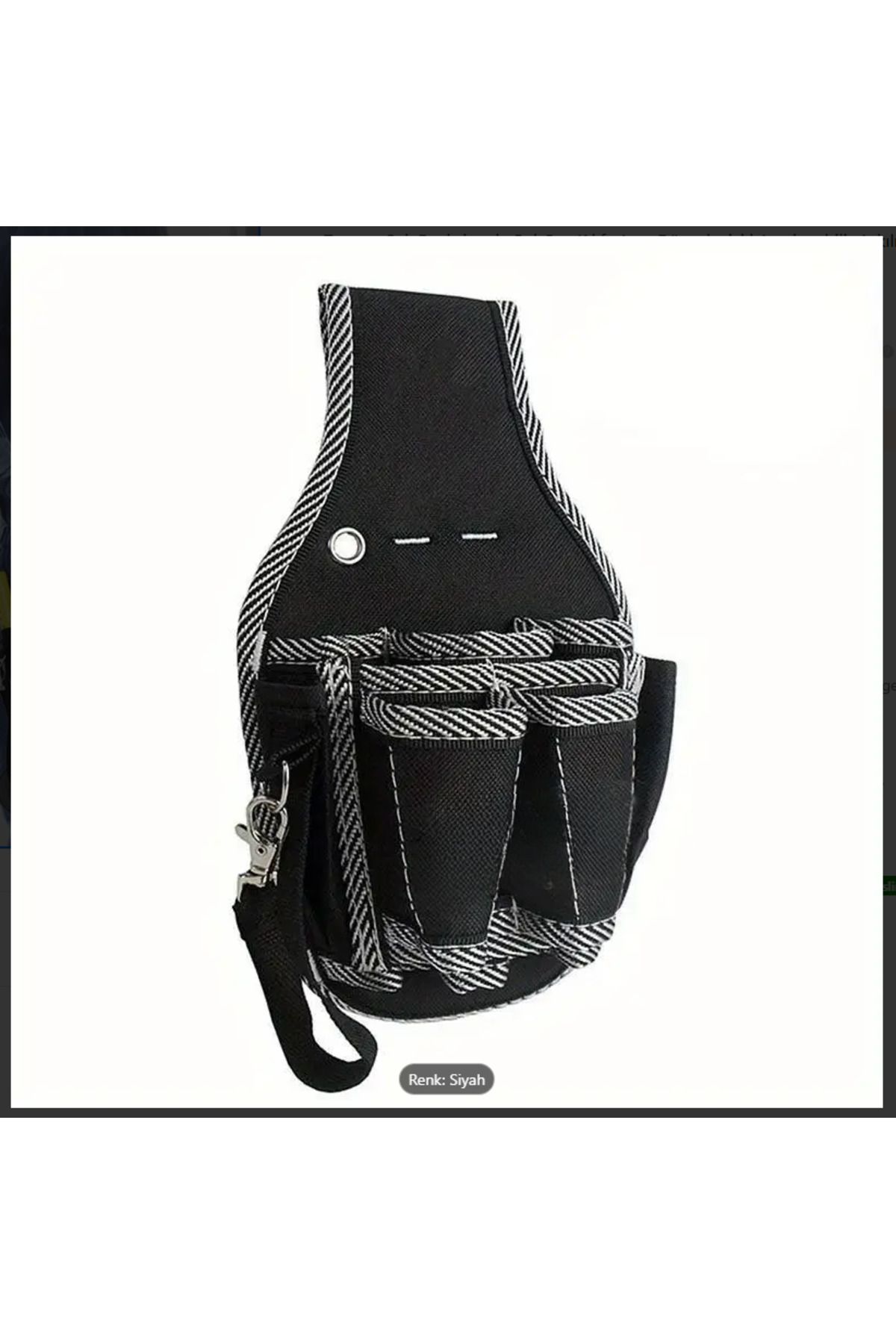 YETİŞENLER Bel çantası Alet çantası Tesisatçı çantası Elektrikçi çantası Bel kısmı ayarlanabilir - Görsel 4