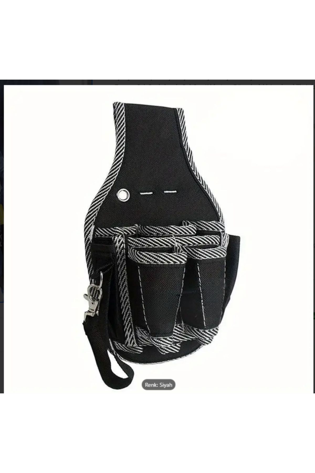 YETİŞENLER Bel çantası Alet çantası Tesisatçı çantası Elektrikçi çantası Bel kısmı ayarlanabilir - Görsel 5