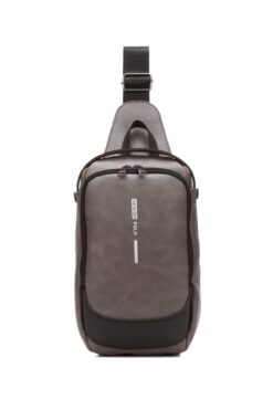 Newish Polo 2404-1  Body Bag Çapraz Sırt Omuz ve Göğüs Çantası Uziko GRİ