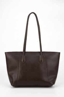 minebag Suni Deri Elena Kol Çanta Acı Kahvrengi