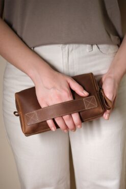 Design Craft Hakiki Deri Unisex El Çantası - Portföy Çanta