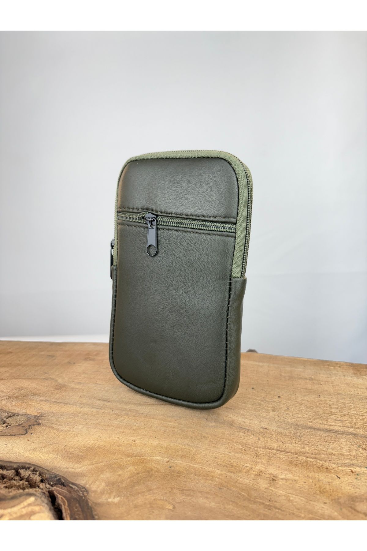 özdemirler deri Deri Dik Kemerlik,Hakiki Deri Kemerlik,Para Cüzdanı,Kemer Çantası,İnşaatçı Boyacı Çantası Telefonluk - Görsel 2