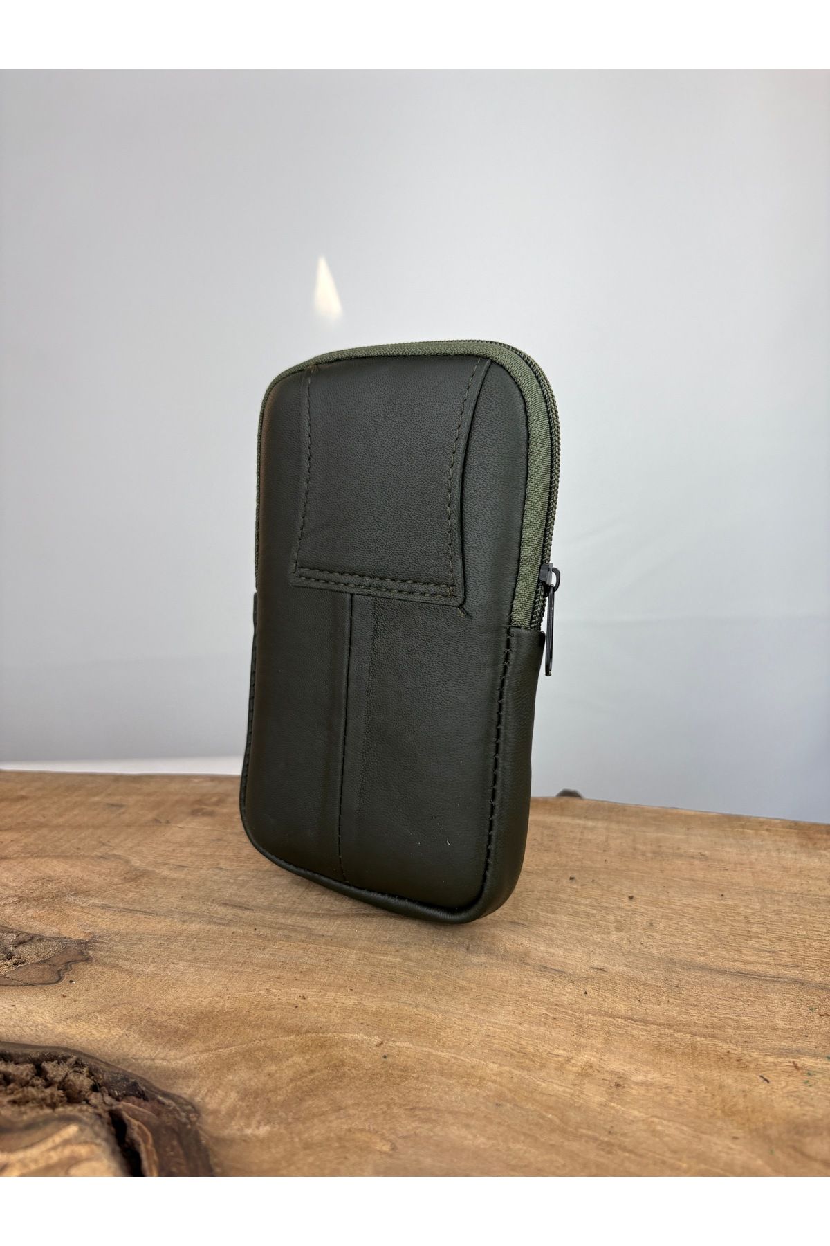 özdemirler deri Deri Dik Kemerlik,Hakiki Deri Kemerlik,Para Cüzdanı,Kemer Çantası,İnşaatçı Boyacı Çantası Telefonluk - Görsel 4