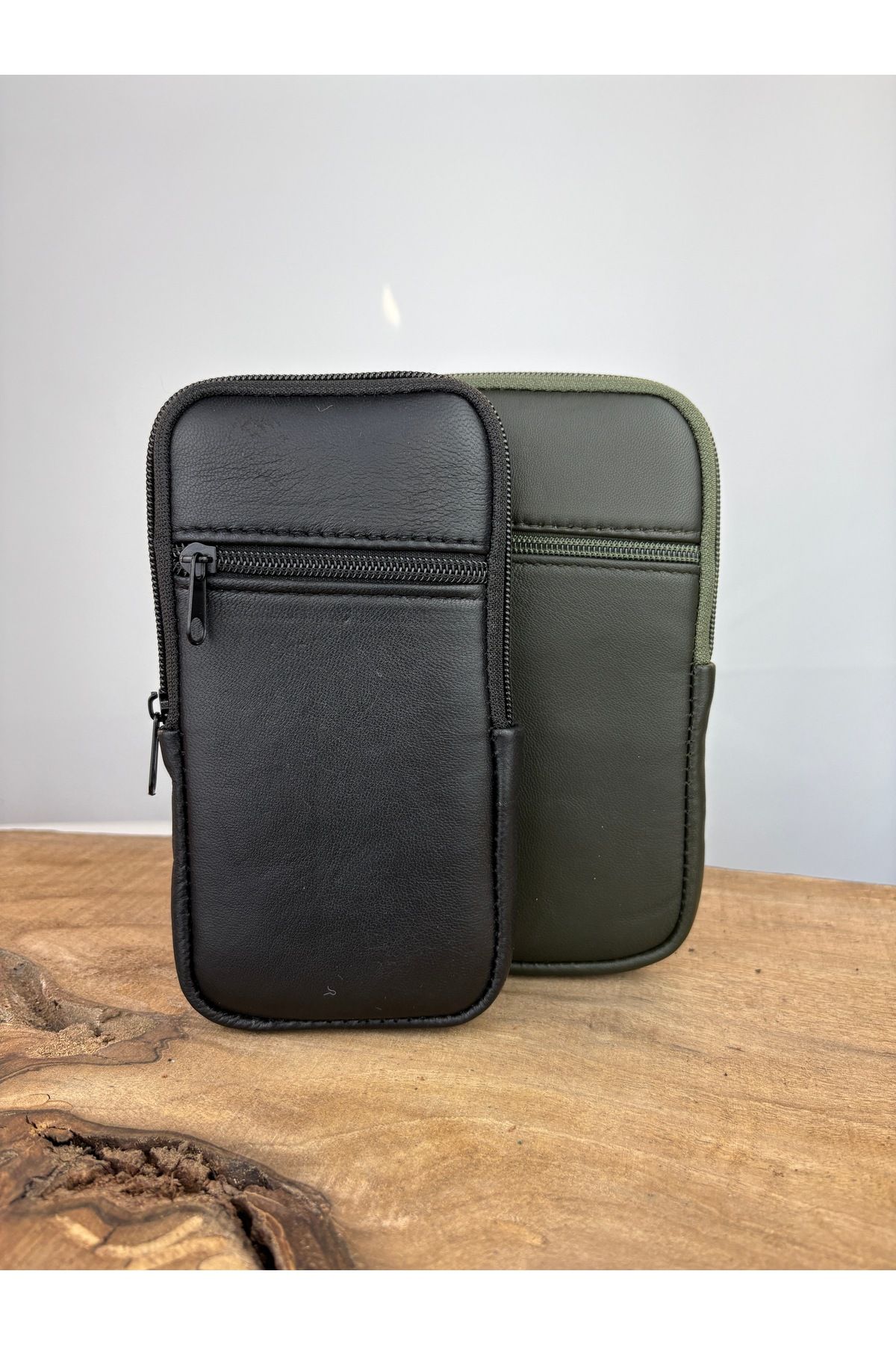 özdemirler deri Deri Dik Kemerlik,Hakiki Deri Kemerlik,Para Cüzdanı,Kemer Çantası,İnşaatçı Boyacı Çantası Telefonluk - Görsel 6