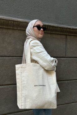 feinas Kanvas Bez Çanta - Perspective (ÇITÇIT - IÇ CEP - 320GR - %100 PAMUK)
