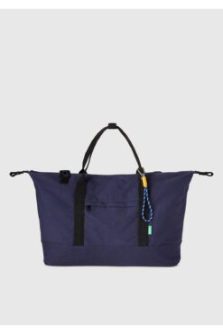 United Colors of Benetton Erkek Lavanta Mavisi Kanvas Duffel Çanta
