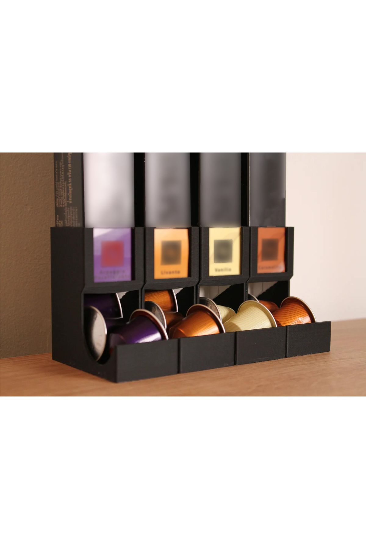 Kanvas Trade Manufacturing Kapsül Kahve Haznesi, Barista standı, Kahve Kapsül Standı Nespresso ile Uyumlu Ürün(4'lü) - Görsel 2