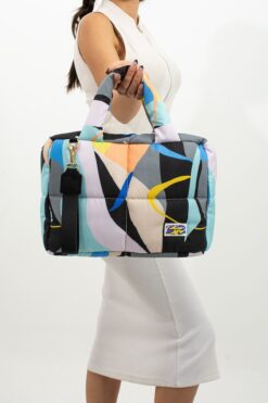 Debi Gayer Seyyah DGR Nakışlı Şişme Puf Kol ve Omuz Çanta BÜYÜK BOY