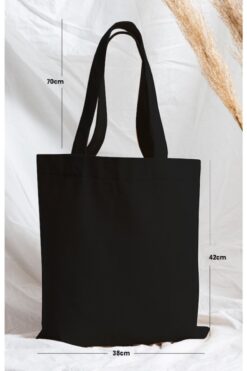 bezçantadünyası Siyah Gabardin Çanta Baskısız