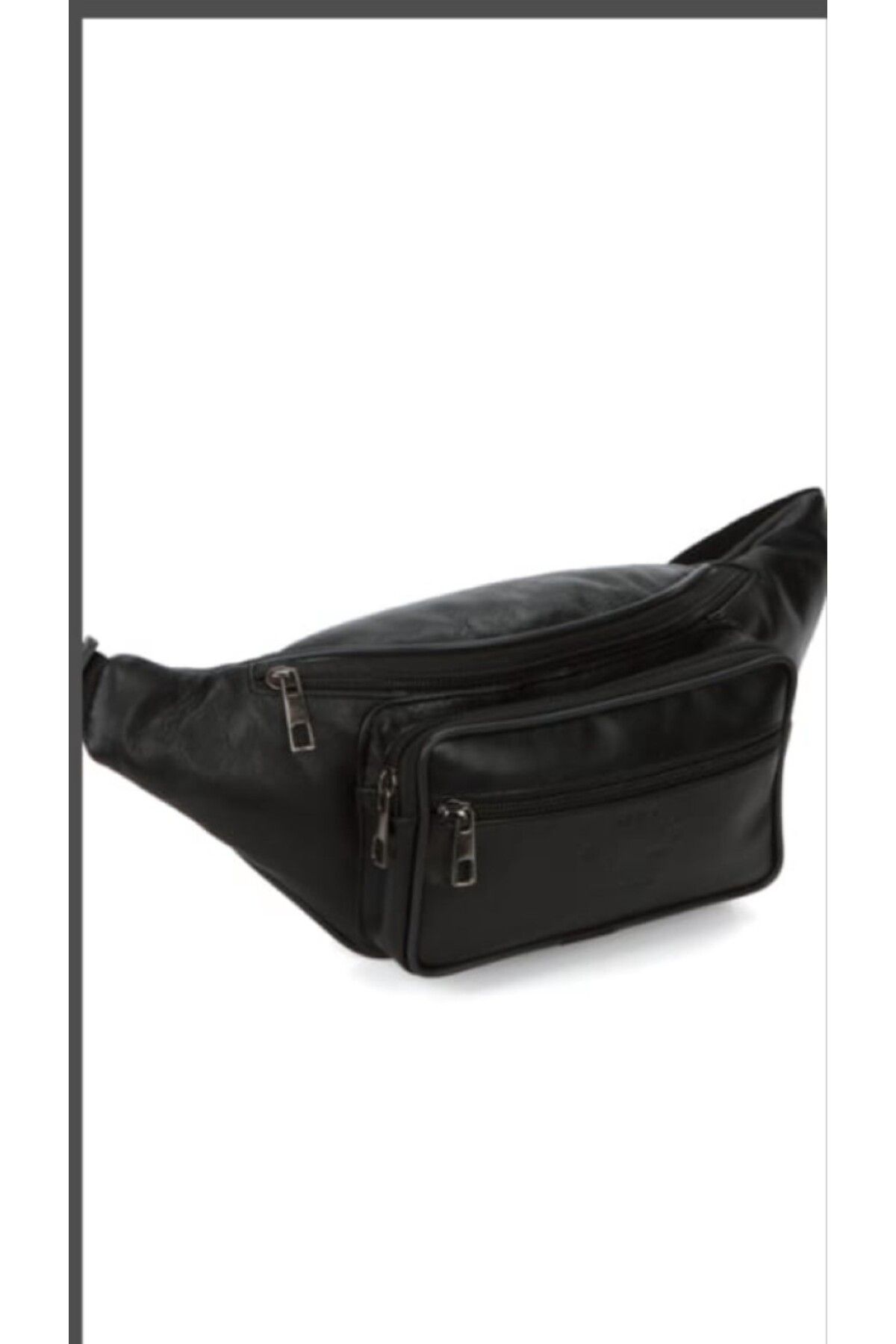 Newish Polo Hakiki Deri Bel Çantası Free Bag - Görsel 3