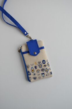 JINJI Baskılı Telefon Bölmeli Cüzdan Çantası