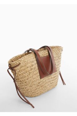 MANGO Çift askılı basket çanta