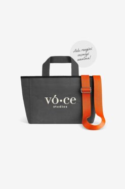 voce studios Kanvas Grey Medium Bag