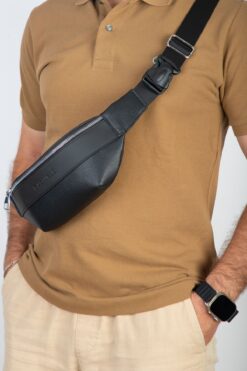 BAGWELL BY ALİ ERCİVAN Vegan Deri 2 Gözlü Göğüs Çapraz ve Bel Çantası