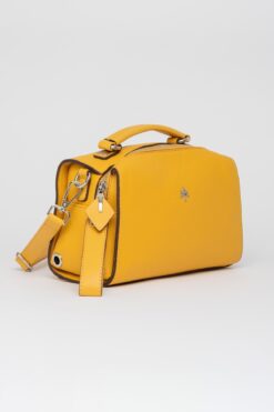 Jacquline Orta Boy Fermuarlı Tutma Kollu Çapraz Çanta Omuz Çantası