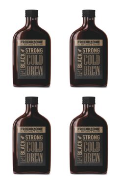 Friendzone 3rd Wave Coffee & Roastery Cold Brew ( Soğuk Demleme Kahve ) Cam Şişe 200 Ml 4'lü Set