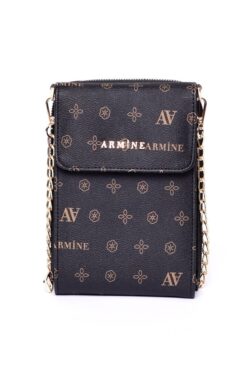 Armine Çanta 266 Siyah Baskılı