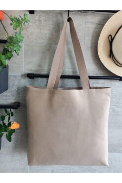 fabricorg Punch'a Uygun Duck Bezi Çanta (47x36x8 Cm)