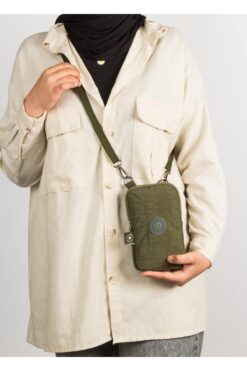 Newish Polo Kadın Su Geçirmez Krınkıl Mini Çanta Telefon Cüzdan Ve Pasaport Boyun Askılı Çapraz Omuz Çanta