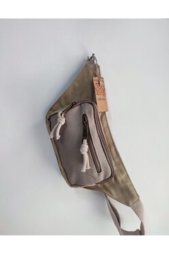 Street Bag Bordo Derili Bel Çantası 3 Gözlü Bel Çantası Unisex Renkli Omuz Ve Bel Çantası
