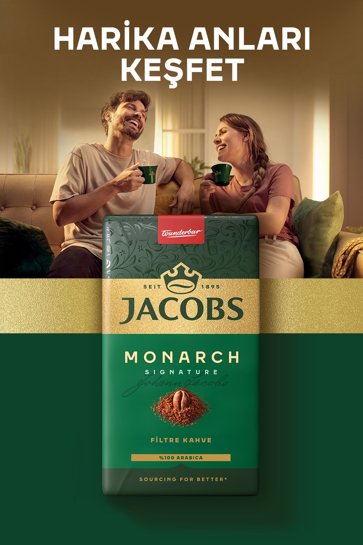 Jacobs Monarch Filtre Kahve 250 gr X 4 Paket - Görsel 2