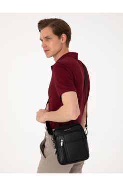 Pierre Cardin Erkek Siyah Omuz Çantası 50315080-VR046