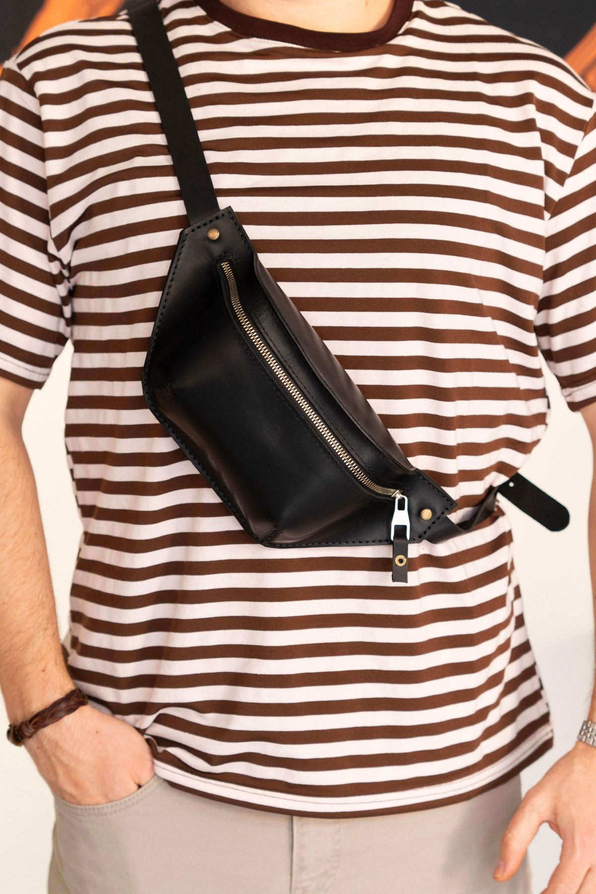 Craftelier El Yapımı Freebag - Unisex - Siyah