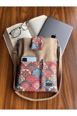 AKSESUARSEPETİ El Yapımı Cepli, Taşıma Askılı, Kılıf Çanta, Tablet Kılıfı, Kitap Kılıfı, Organizer Çanta,