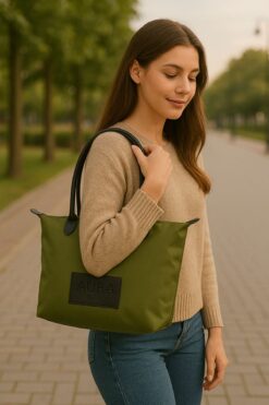 aura bag Katlanabilir Tote Omuz Çantası