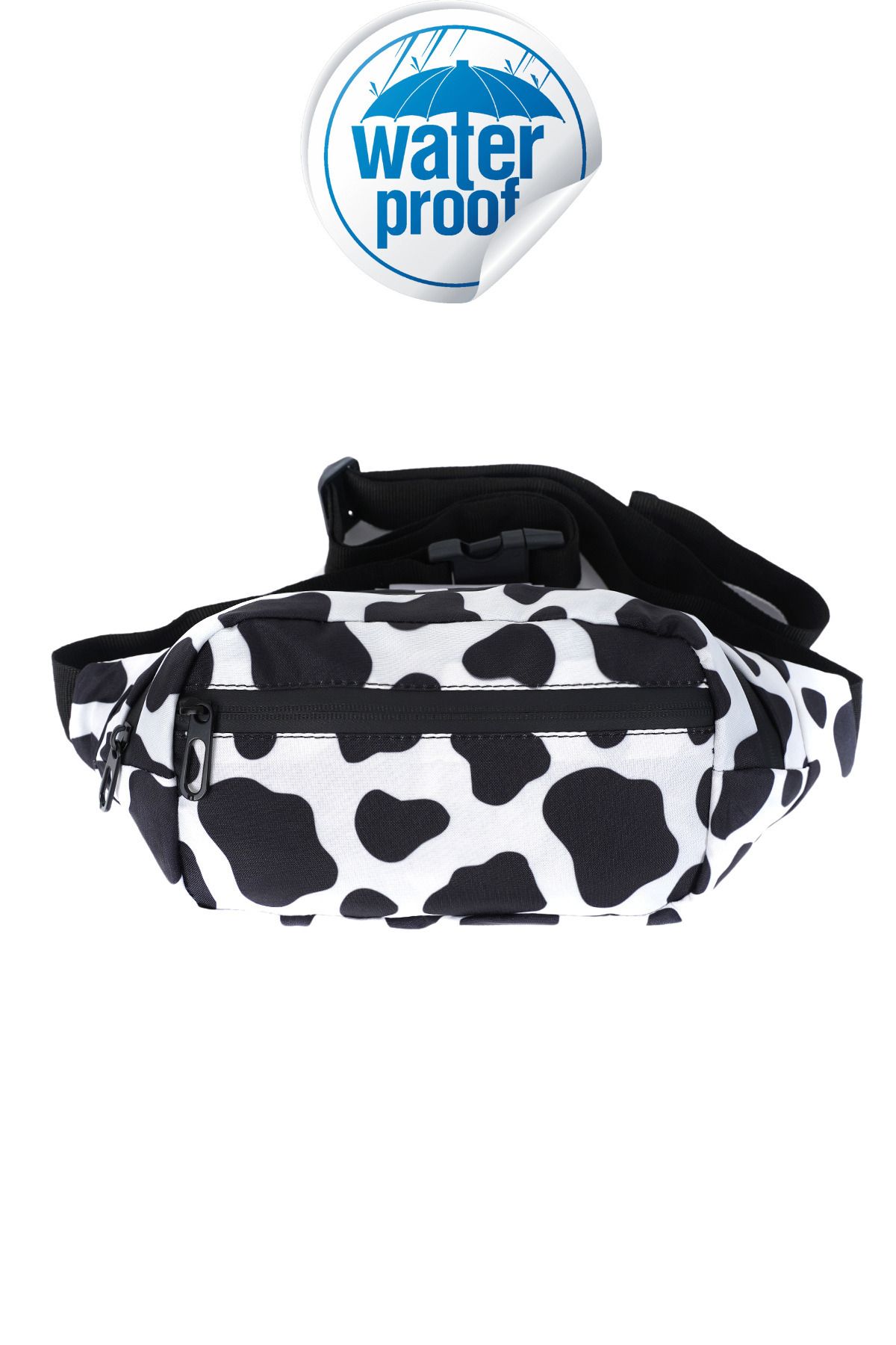 Captain Bag Unisex Desenli 2 Bölmeli Omuz Ve Bel Çantası, Su Geçirmez Fermuar Ve Kumaş