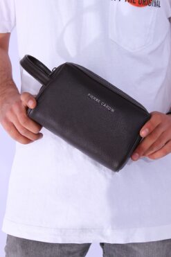 Pierre Cardin 01pc002001 Erkek El Çantası El Pörtföyü Clutch Çanta KAHVERENGİ