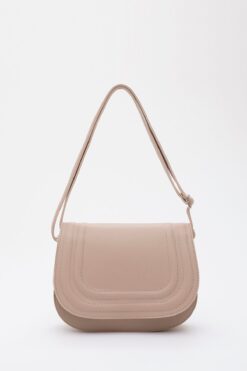 Shaka Vizon Shk93 Suni Deri 2 Bölmeli Ayarlanabilir Askılı Kol Ve Omuz Çantası U:15 E:23 G:6 Cm