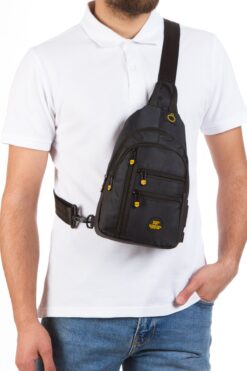 Newish Polo Unisex Su Geçirmez Kulaklık Usb Çıkışlı Çapraz Askılı Çanta Bel Omuz Ve Göğüs Çanta Günlük Bodybag