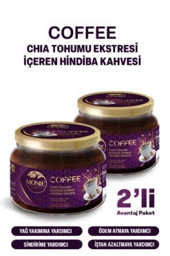MONİE 2 Adet Chia Tohumlu Hindiba Kahvesi Detox Kahve 2x150 gr