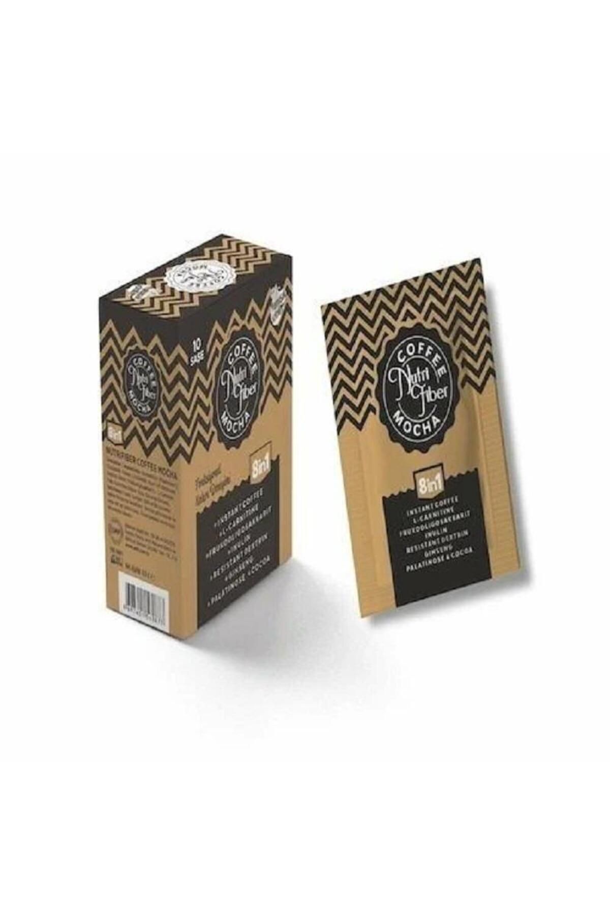 NUTRİ FİBER Nutri Fiber Coffee Mocha 8in1 Fonksiyonel Kahve 10 Saşe