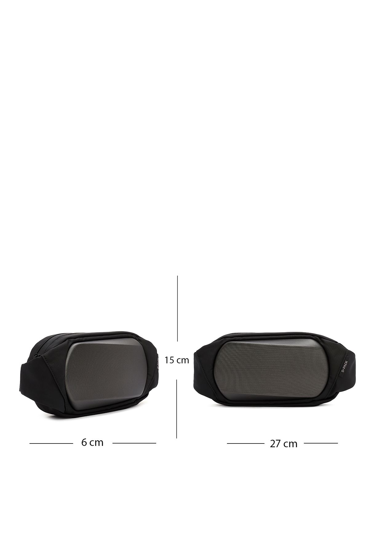 Derimod D-Pack Erkek Gri Kumaş Bel Çantası 24SBD30036F - Görsel 2