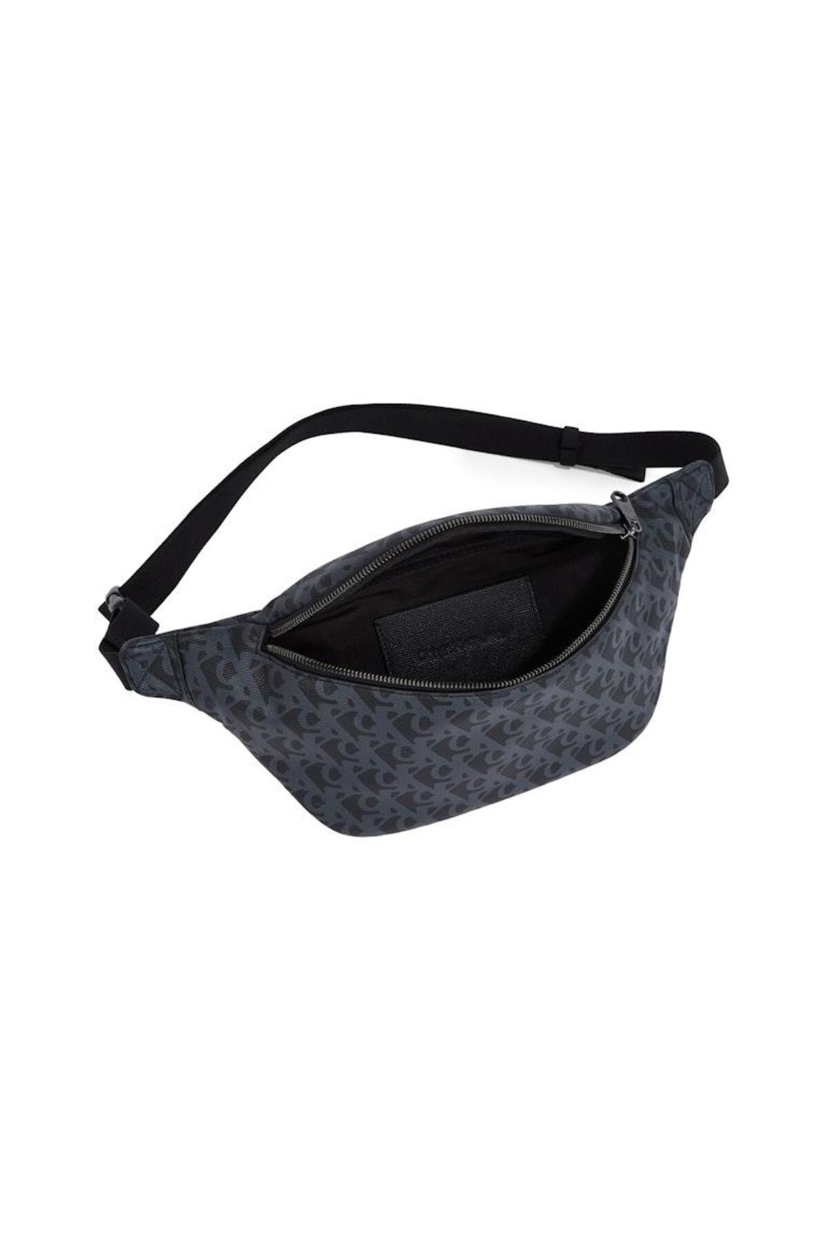 Calvin Klein Erkek MATTE AOP SQ WAISTBAG 38 Bel Çantası - Görsel 2