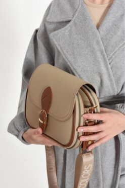 byFOX Fashion Kapak Detaylı Üç bölmeli Çapraz Çanta