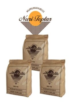 kurukahveci nuri toplar Türk Kahvesi 250 Gr. 3 Adet(750gr.)
