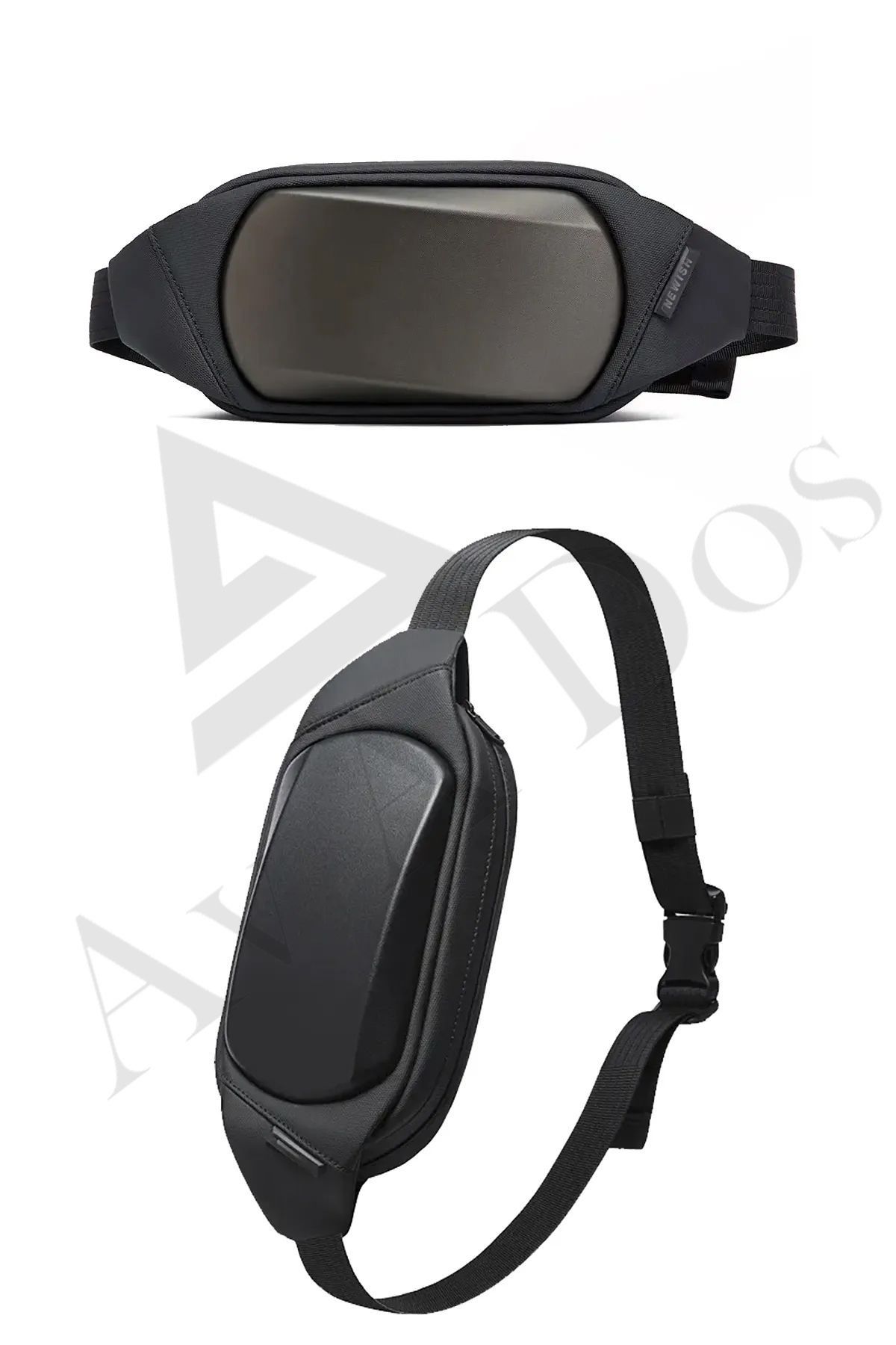 AVCA Unisex Bel Çantası Kabuklu Bel Çanta Suya Dayanıklı Çapraz Göğüs Çantası Bodybag Günlük Spor Yürüyüş - Görsel 7