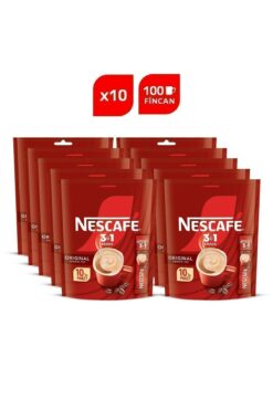 Nescafe Nescafé 3ü1 Arada Original Çözünebilir Kahve 10 x 10'lu paket (10x17,5g)