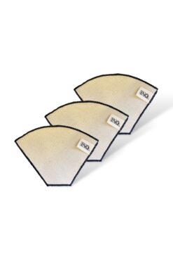 Inka Wood Co. Yıkanabilir Kumaş Organik Kahve Filtresi No:4 | 3 Adet |%100pamuk Ham Bez Kahve Filtresi