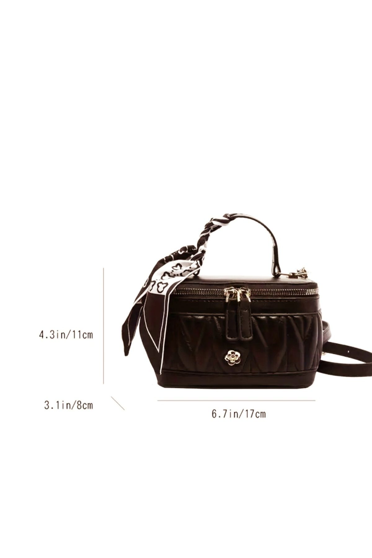 ARONA TRENDY KAPİTONE KUTU ÇANTA - Görsel 4