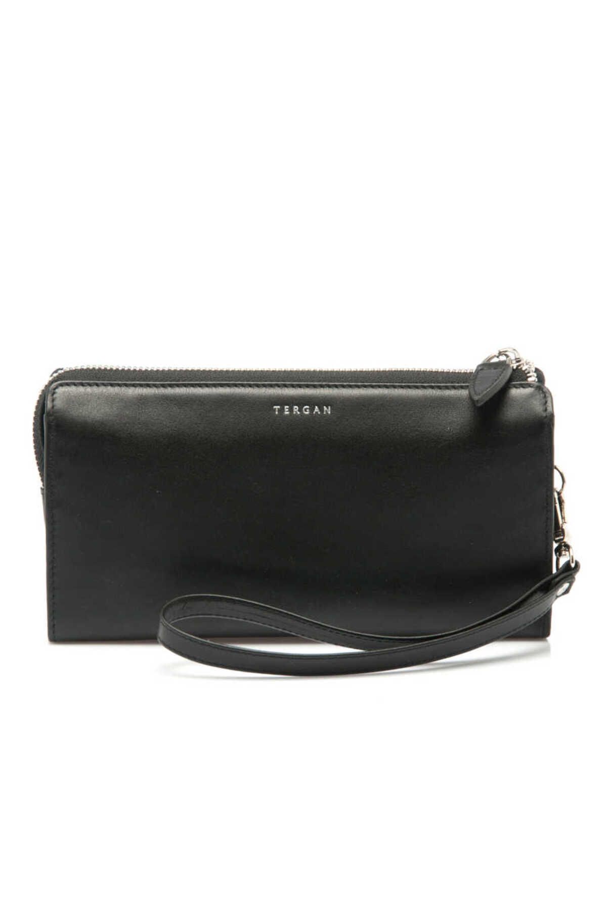 Tergan Siyah Hakiki Deri Erkek El Çantası - S1pc00021287-c59 - Görsel 2